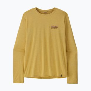 Longsleeve pentru bărbați Patagonia Capilene Cool Daily - '73 Skyline limestone yellow/light limestone yellow c-dye