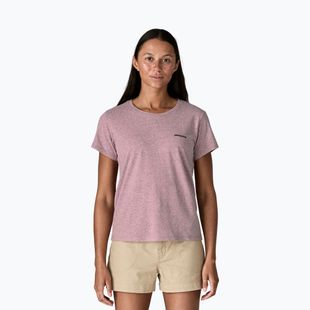 Tricou pentru femei Patagonia P-6 Logo Responsibili-Tee qulet violet