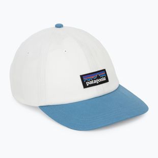 Șapcă cu cozoroc Patagonia P-6 Label Trad birch white w/shore blue