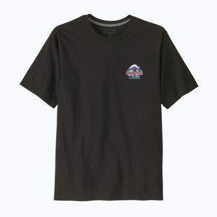 Tricou de trekking pentru bărbați Patagonia Great Waves Responsibili Tee black