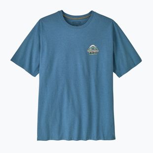 Tricou de trekking pentru bărbați Patagonia Great Waves Responsibili Tee shore blue