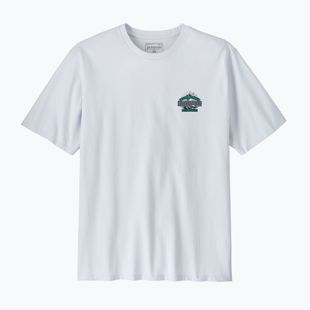Tricou de trekking pentru bărbați Patagonia Great Waves Responsibili Tee white