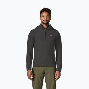 Geacă softshell pentru bărbați Patagonia R1 TechFace Hoody black