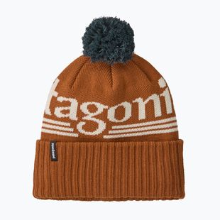 Căciulă de iarnă Patagonia Powder Town hut tripper logo: cinnamon brown