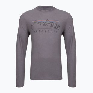 Longsleeve pentru bărbați Patagonia Cap Cool Trail Stratapeaks may grey