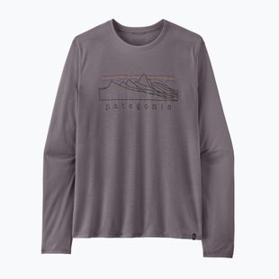 Longsleeve pentru bărbați Patagonia Cap Cool Trail Stratapeaks may grey