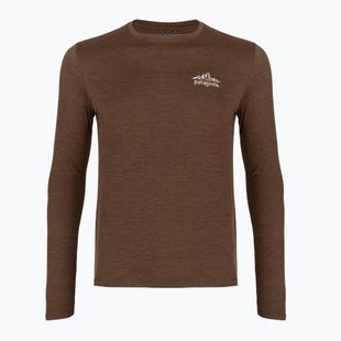 Longsleeve de trekking pentru bărbați Patagonia Cap Cool Daily Hut Tripper LS berm brown - light berm brown x-dye