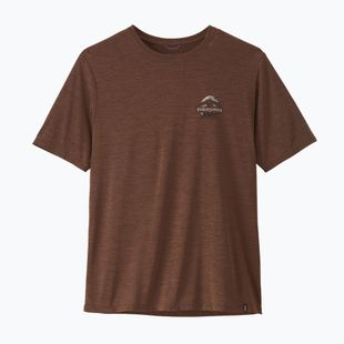 Tricou pentru bărbați Patagonia Cap Cool Daily Great Waves berm brown - light berm brown x-dye
