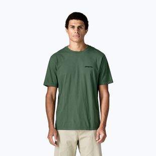 Tricou pentru bărbați Patagonia P-6 Logo canopy green