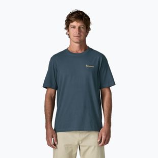 Tricou pentru bărbați Patagonia Water People Banner summit blue