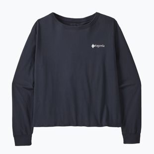 Longsleeve pentru femei Patagonia Hut Tripper Easy Cut smolder blue