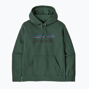 Bluză pentru bărbați Patagonia P-6 Logo Uprisal Hoody p-6 outline: canopy green