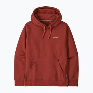 Bluză pentru bărbați Patagonia Boardshort Logo Uprisal Hoody Rusty Red
