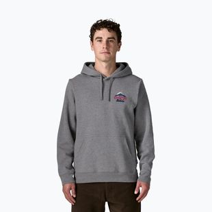 Bluză pentru bărbați Patagonia Great Waves Uprisal Hoody gravel heather