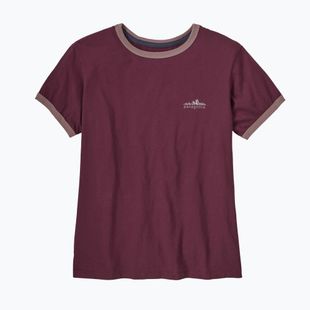 Tricou pentru femei Patagonia Fitz Roy Foothills Ringer Tee berry fig