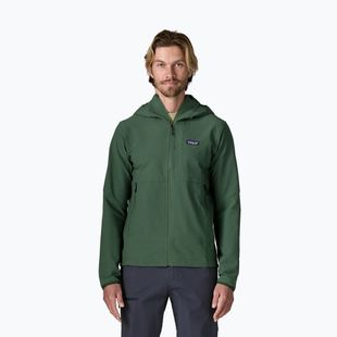Geacă softshell pentru bărbați Patagonia R1 TechFace Hoody canopy green