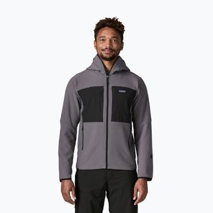 Bluză de trekking pentru bărbați Patagonia R2 TechFace Hoody may grey