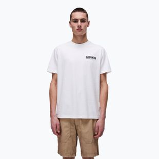 Tricou pentru bărbați Napapijri S-Vignonil Back white heron