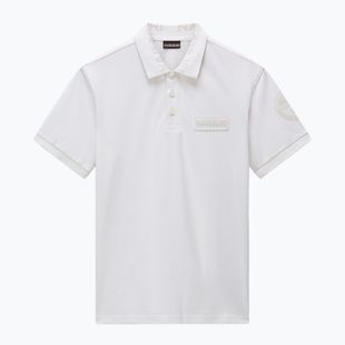 Tricou polo pentru bărbați  Napapijri E-Amundsen 1 white heron