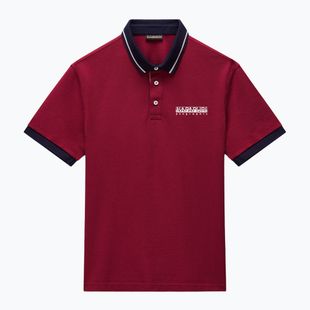 Tricou polo pentru bărbați Napapijri E-Zeri tibetan red r1e