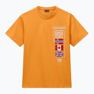 Tricou pentru bărbați Napapijri S-Turin 1 apricot A70