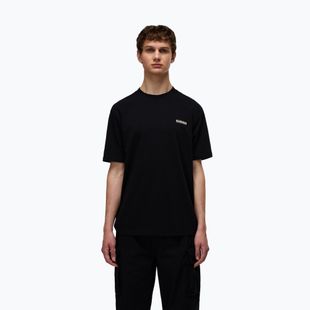 Tricou pentru bărbați Napapijri S-Small Box black beauty