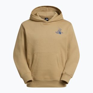Bluză The North Face Mountain Celebration Relaxed Hoodie khaki stone
