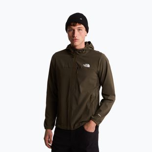 Geacă softshell pentru bărbați The North Face Nimble Hoodie 2 new taupe green