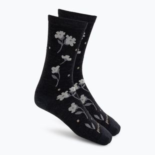 Șosete pentru femei Smartwool Everyday Garden Gala Crew charcoal
