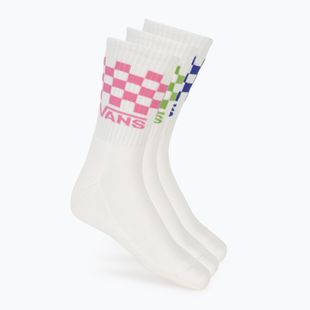 Șosete Vans Classic Check Crew 3 perechi pink fizz