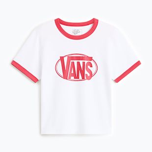 Tricou pentru femei Vans Center Chest Ringer Tee white