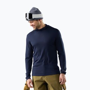 Bluză termoactivă pentru bărbați Smartwool Classic Thermal Merino Base Layer deep navy