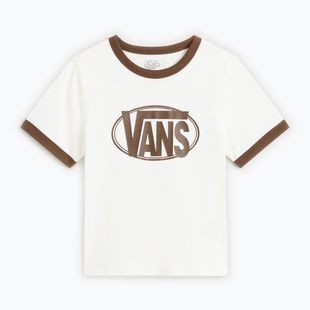 Tricou pentru femei Vans Center Chest Ringer Tee egret