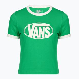 Tricou pentru femei Vans Center Chest Ringer Tee vivid verdant