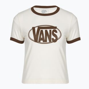 Tricou pentru femei Vans Center Chest Ringer Tee egret