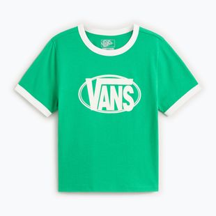 Tricou pentru femei Vans Center Chest Ringer Tee vivid verdant