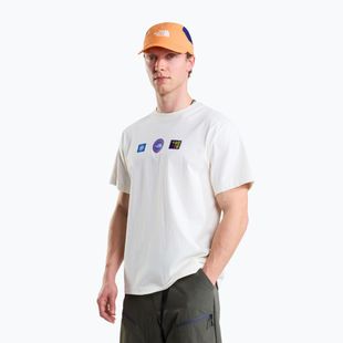 Tricou pentru bărbați The North Face Explorer Badges RLX SS Tee Graphic white dune