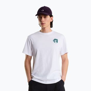 Tricou pentru bărbați The North Face Basecamp Barista Rlx tnf white/pacific teal
