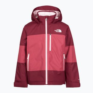 Geacă pentru copii The North Face Freedom Insulated burgundy crush/fermente