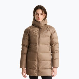 Palton cu puf pentru femei The North Face Hydrenalite City Down Hooded garnet