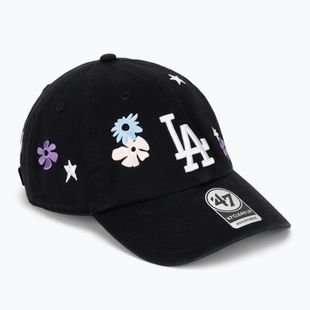 Șapcă 47 Brand MLB Los Angeles Dodgers Flora CLEAN UP black