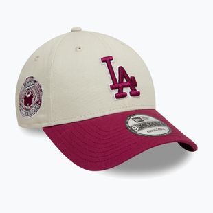 New Era WS Patch 9Forty Los Angeles Dodgers șapcă de baseball bej deschis