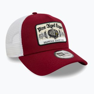 New Era NE Vintage Trucker șapcă de baseball roșu închis