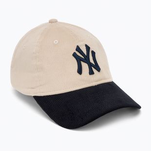 New Era Block Cord 9Twenty New York Yankees șapcă de baseball bej deschis