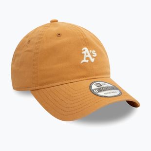 New Era Mini Washed 9Twenty Oakland Athletics șapcă de baseball bej închis