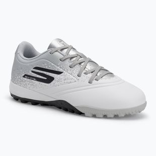 Încălțăminte de fotbal pentru copii SKECHERS Razor 1.5 Youth Jr TF white/silver