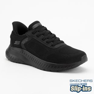 Încălțăminte pentru bărbați SKECHERS Bobs Squad Chaos Solid Step black