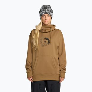 Bluză de snowboard pentru femei Volcom Riding Hydro P/O bronze