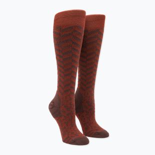 Șosete de schi pentru femei Volcom Cheetah Chev Otc henna