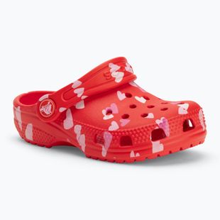 Papuci pentru copii Crocs VDay Clog Toddler cherry red